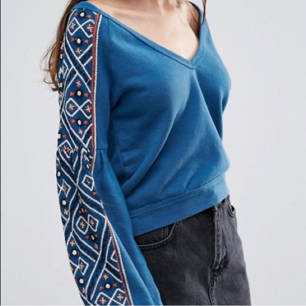 Free People Crop Sweater